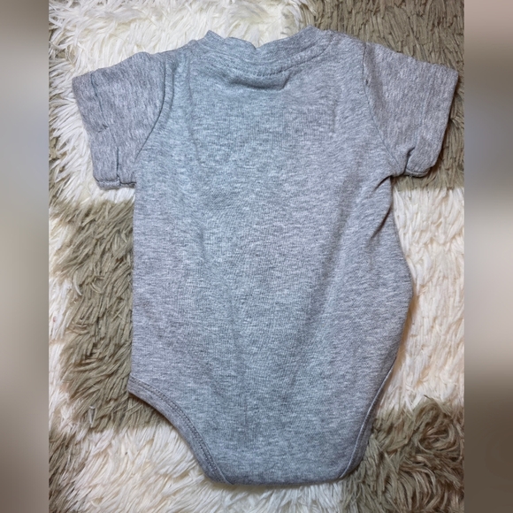Little Bipsy Gray V-Neck Onesie - Picture 3 of 3
